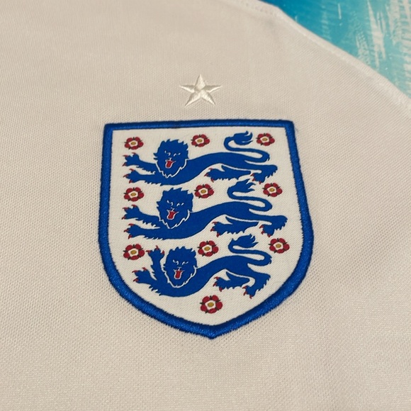 Women England National Team Nike 2022/23 Home Breathe Stadium Jersey size L NWT - Picture 2 of 6